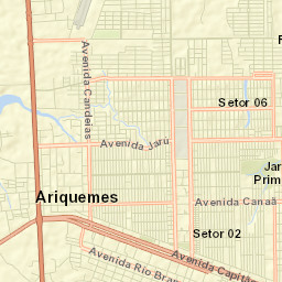 Ariquemes Street Map