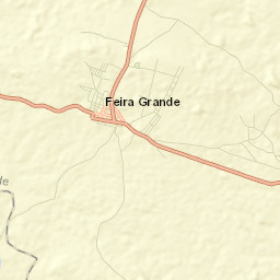 Feira Grande Street Map