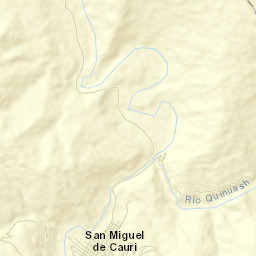San Miguel de Cauri Street Map
