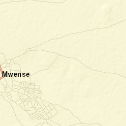 Mwense Street Map