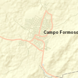 Campo Formoso Street Map