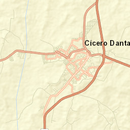 Cícero Dantas Street Map