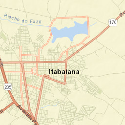 Itabaiana Street Map