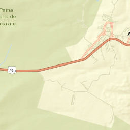 Areia Branca Street Map