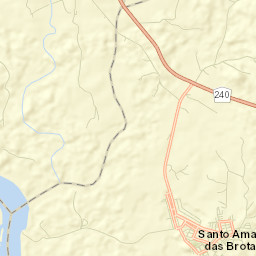 Santo Amaro das Brotas Street Map