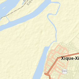 Xique Xique Street Map