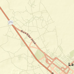 Lagarto Street Map