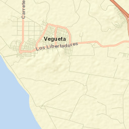 Végueta Street Map