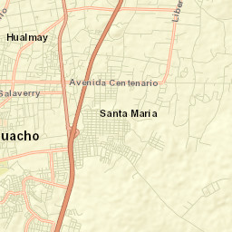 Huacho Street Map