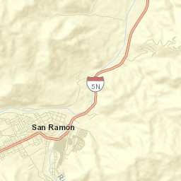 San Ramón Street Map