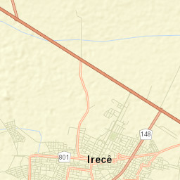 Irecê Street Map