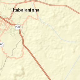 Itabaianinha Street Map