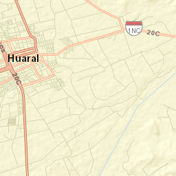 Huaral Street Map