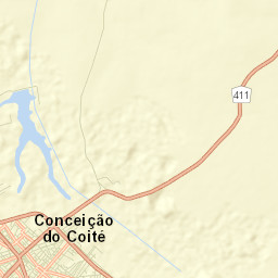 Conceição do Coité Street Map
