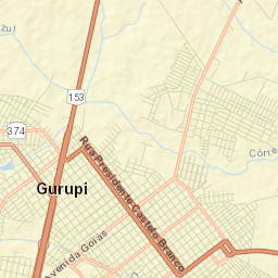 Gurupi Street Map