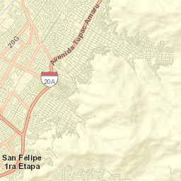 Urb. Santo Domingo Street Map