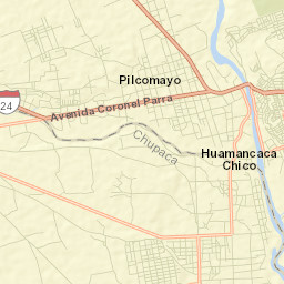 Pilcomay Street Map