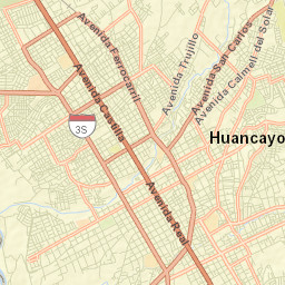 Huancayo Street Map