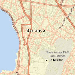 Santiago de Surco Street Map