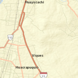 Huayucachi Street Map
