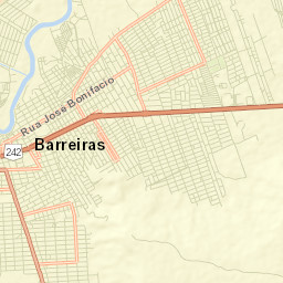 Barreiras Street Map