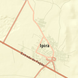 Ipirá Street Map
