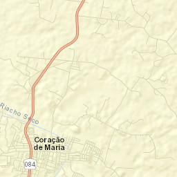 Coração de Maria Street Map