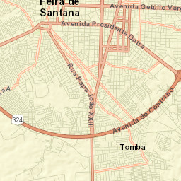 Feira de Santana Street Map