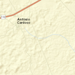 Antônio Cardoso Street Map