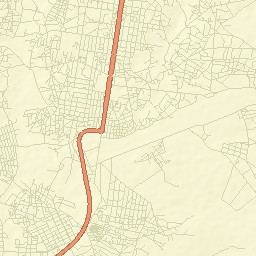 Cuito Street Map