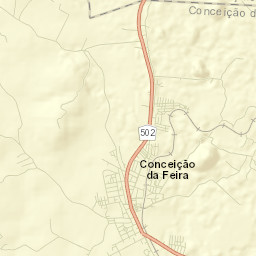 Conceição da Feira Street Map
