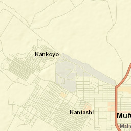 Mufulira Street Map