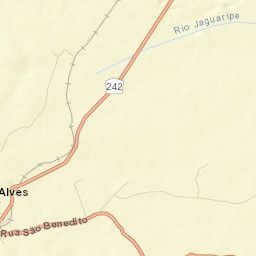 Castro Alves Street Map