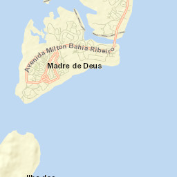 Madre de Deus Street Map