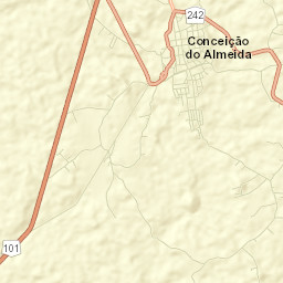 Conceição do Almeida Street Map