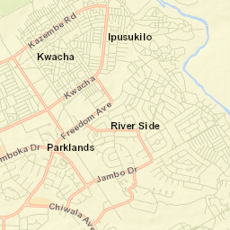Kitwe Street Map