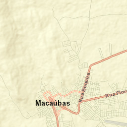 Macaúbas Street Map