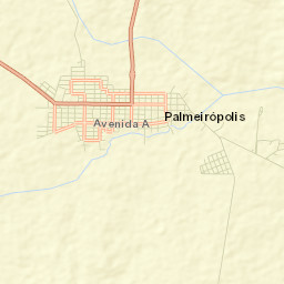 Palmeirópolis Street Map