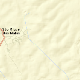 São Miguel das Matas Street Map