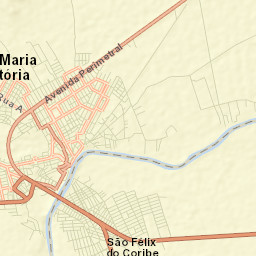 Santa Maria da Vitória Street Map