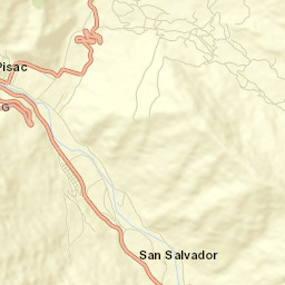 Pisac Street Map