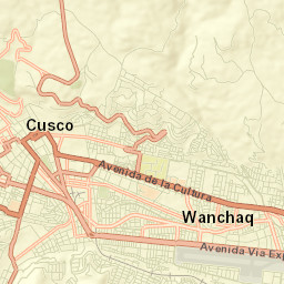 Cusco Street Map