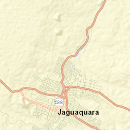 Jaguaquara Street Map