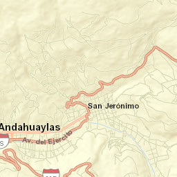 San Jerónimo Street Map