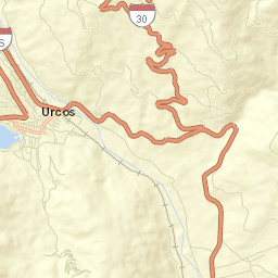 Urcos Street Map