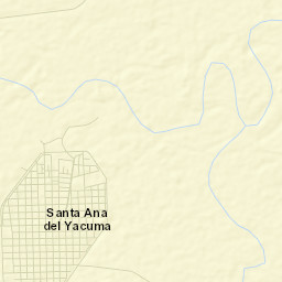 Santa Ana de Yacuma Street Map