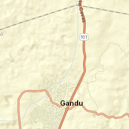 Gandu Street Map
