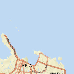 Apia Street Map