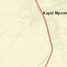 Kapiri Mposhi Street Map
