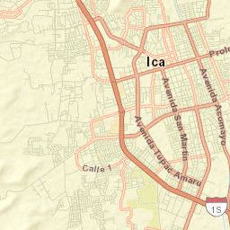 Ica Street Map